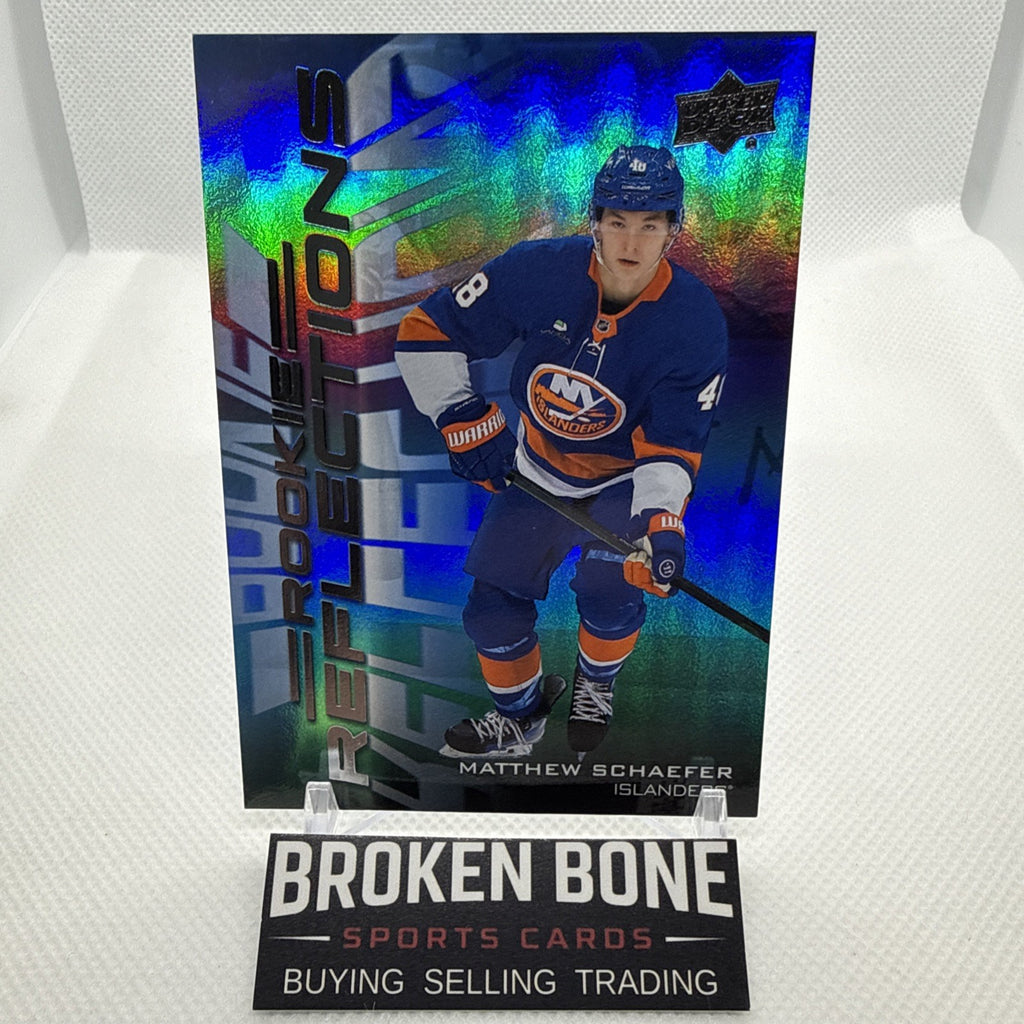 Matthew Schaefer 2025-26 Upper Deck Rookie Reflections New York Islanders