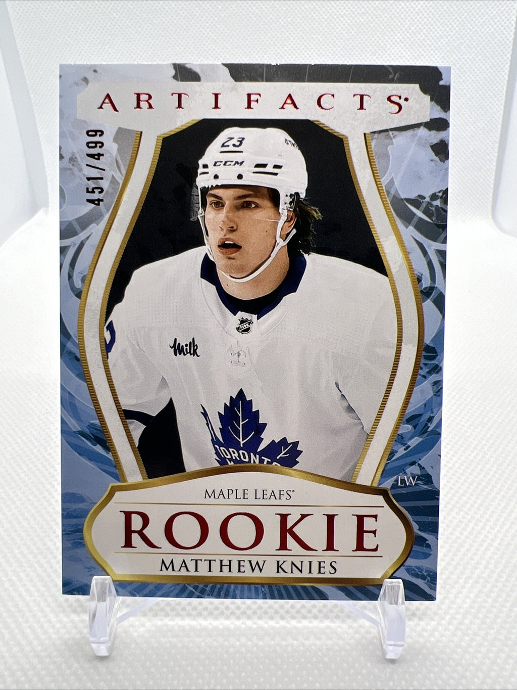 Matthew Knies 2023-24 Upper Deck Artifacts Rookie /499 Ruby