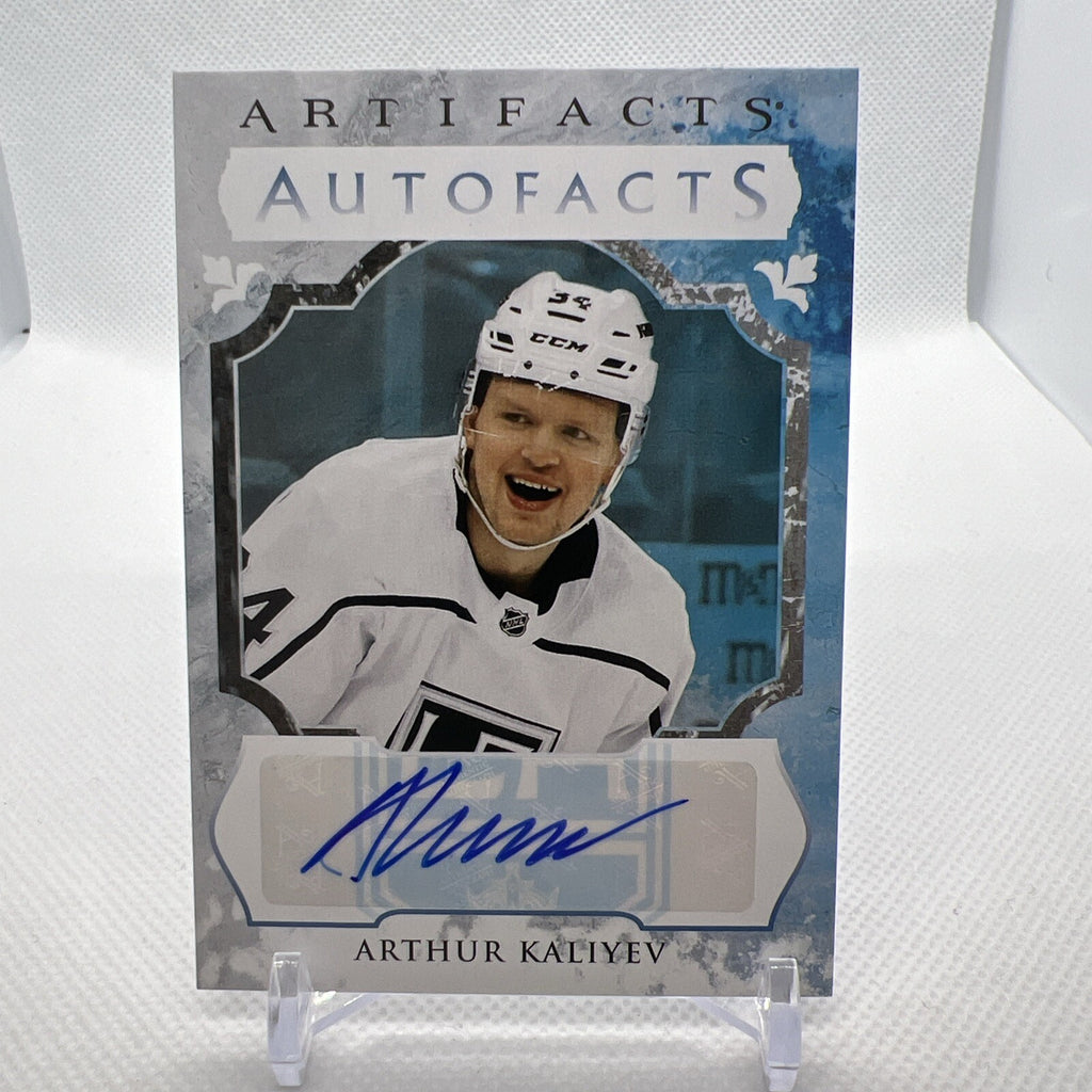 Arthur Kaliyev 2023-24 Upper Deck Artifacts Autofacts Autograph LA Kings