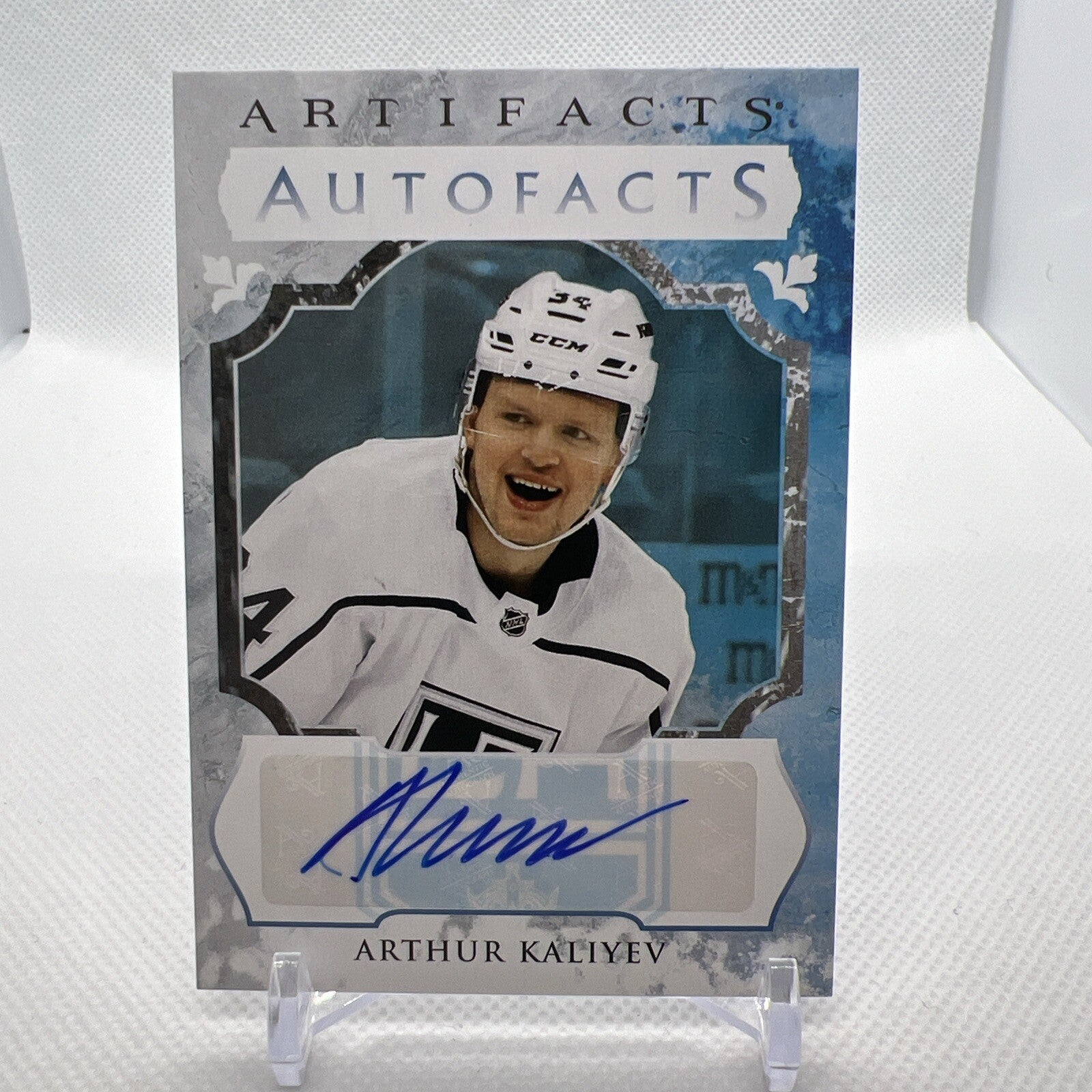 Arthur Kaliyev 2023-24 Upper Deck Artifacts Autofacts Autograph LA Kings