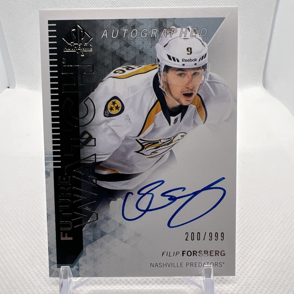 Filip Forsberg 2013-14 SP Authentic Future Watch Auto Nashville Predators