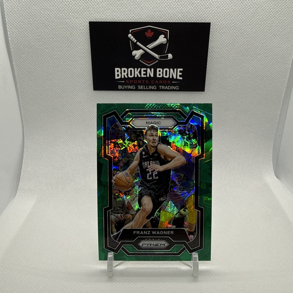Franz Wagner 2023-24 Panini Prizm Green Cracked Ice SSP #1 Magic