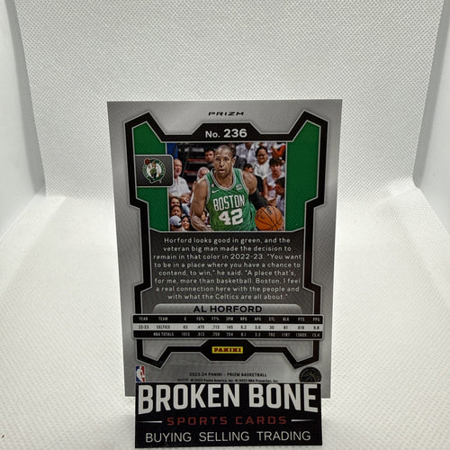 Al Horford 2023-24 Panini Prizm Green Cracked Ice SSP #236 Celtics