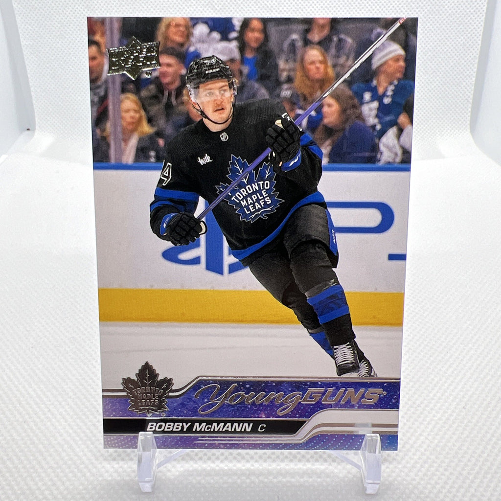 Bobby McMann 2023-24 Upper Deck Young Guns Rookie Toronto Maple Leafs 1 RC