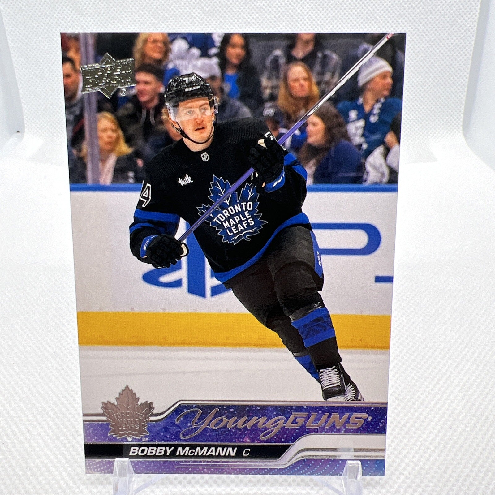 Bobby McMann 2023-24 Upper Deck Young Guns Rookie Toronto Maple Leafs 4 RC