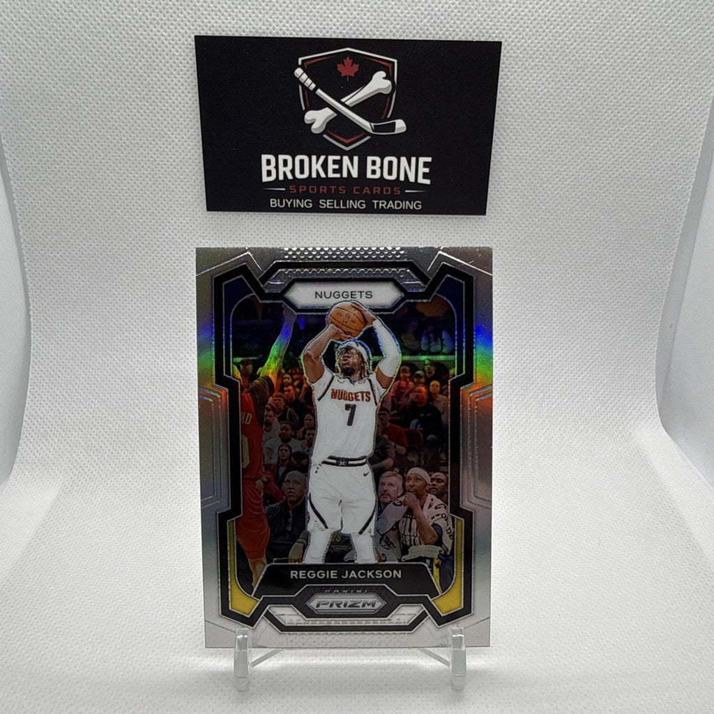 Reggie Jackson 2023-24 Panini Prizm Silver Prizm #235 Nuggets