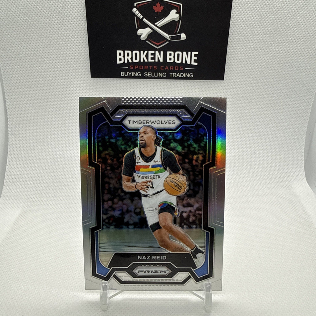 Naz Reid 2023-24 Panini Prizm Silver Prizm #204 Timberwolves