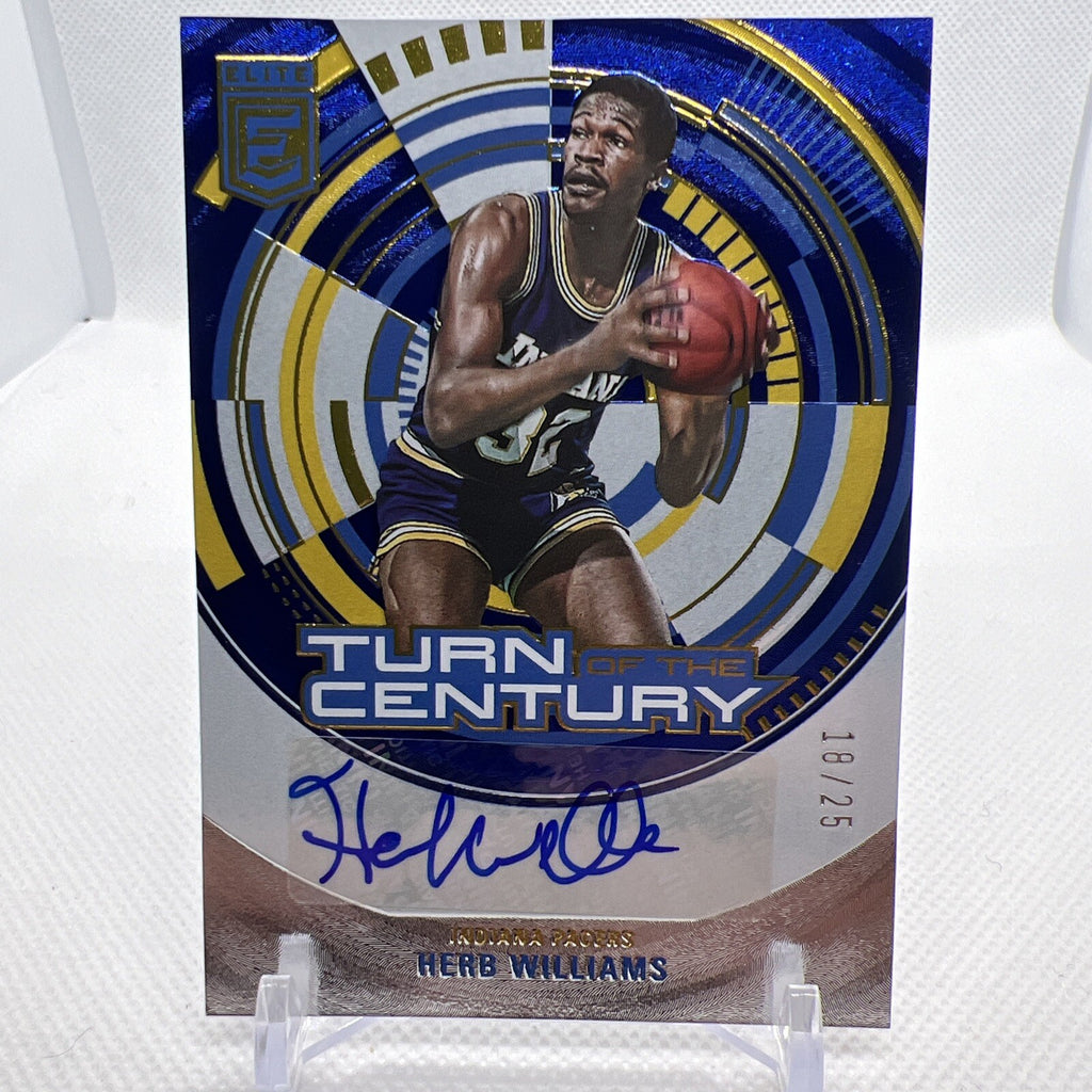 Herb Williams 2023-24 Donruss Elite Turn of the Century Blue /25 Indiana Pacers
