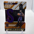 Lebron James 2023-24 Donruss Elite Orange Spellboung "S" Los Angeles Lakers