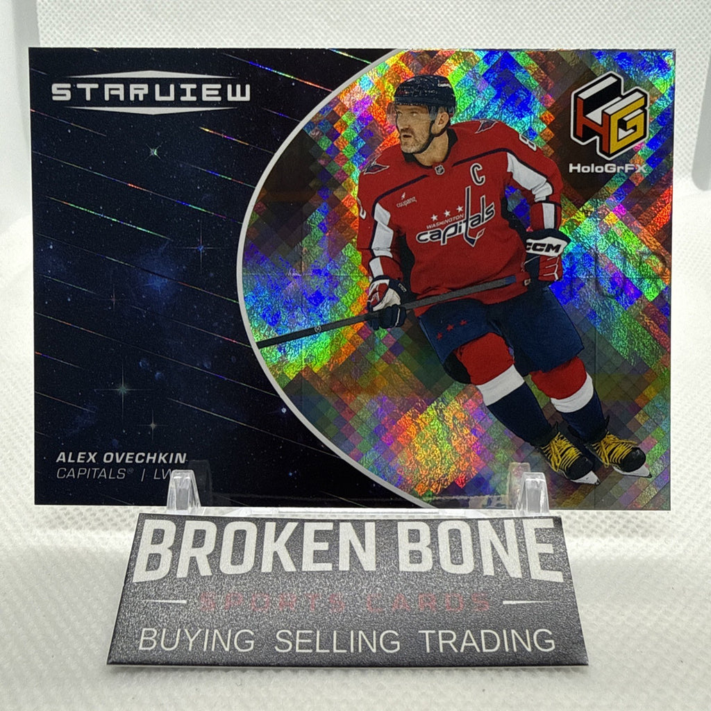 Alex Ovechkin 2025-26 Upper Deck Starview HoloGrFX SSP Case Hit Capitals