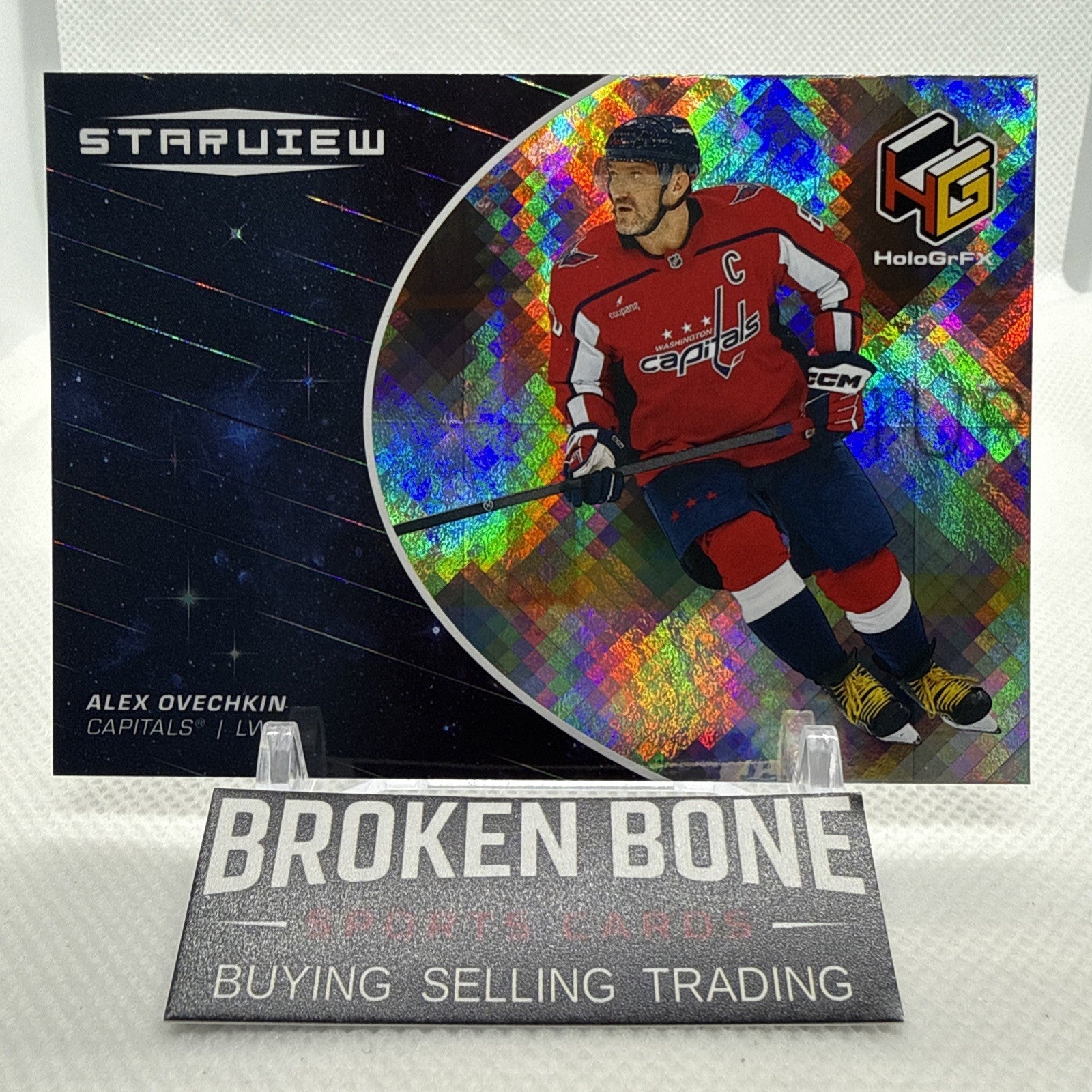 Alex Ovechkin 2025-26 Upper Deck Starview HoloGrFX SSP Case Hit Capitals