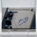 Kole Lind 2022-23 SP Authentic Sign of the Times Seattle Kraken