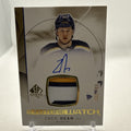 Zach Dean 2024-25 SP Authentic Future Watch Patch Auto /100 St. Louis Blues