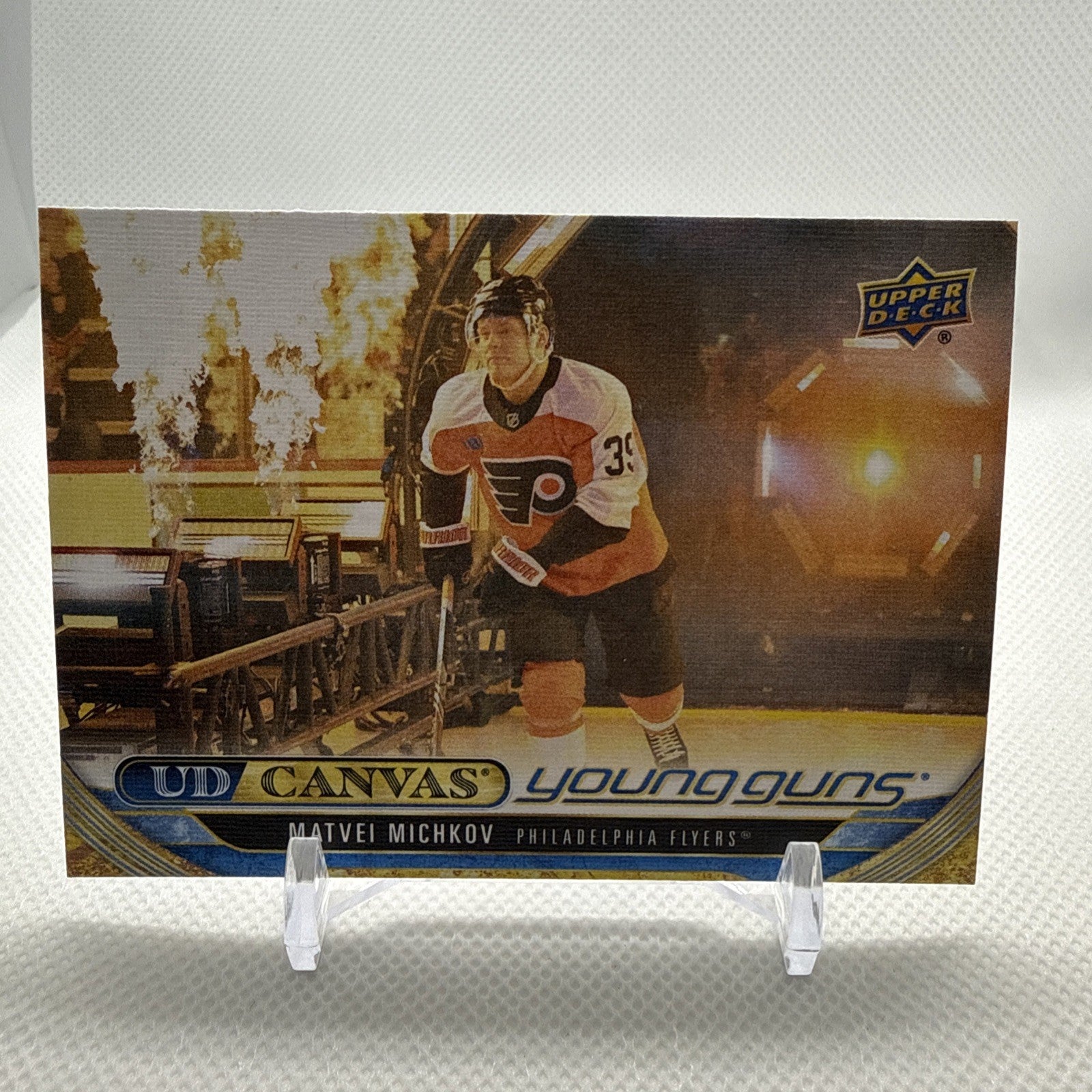 Matvei Michkov 2024-25 Upper Deck Young Guns Canvas RC Philadelphia Flyers