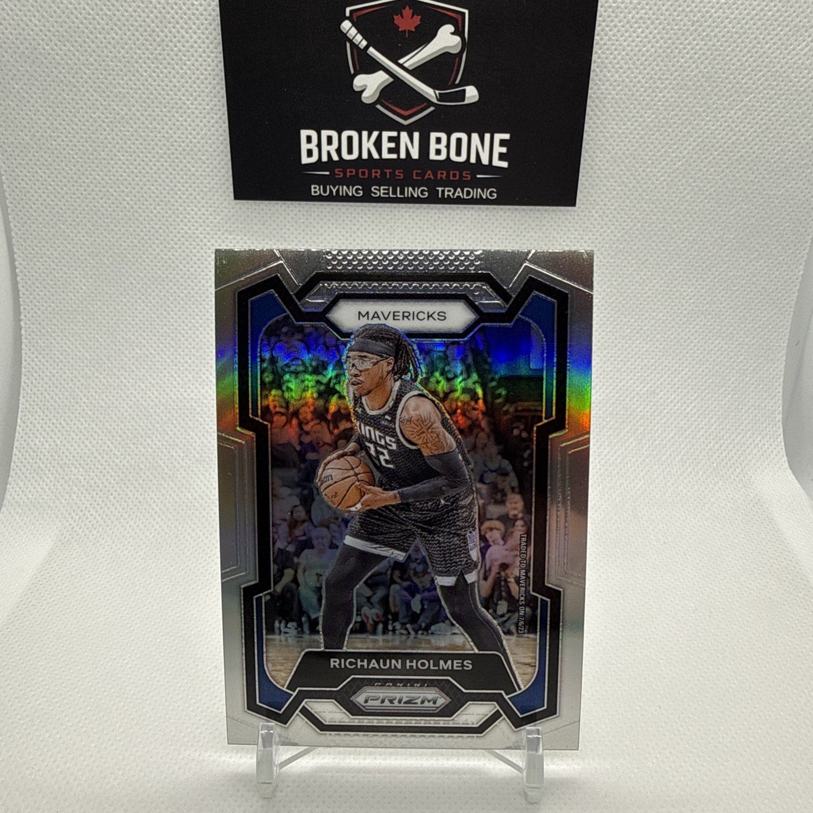 Richaun Holmes 2023-24 Panini Prizm Silver Prizm #212 Mavericks