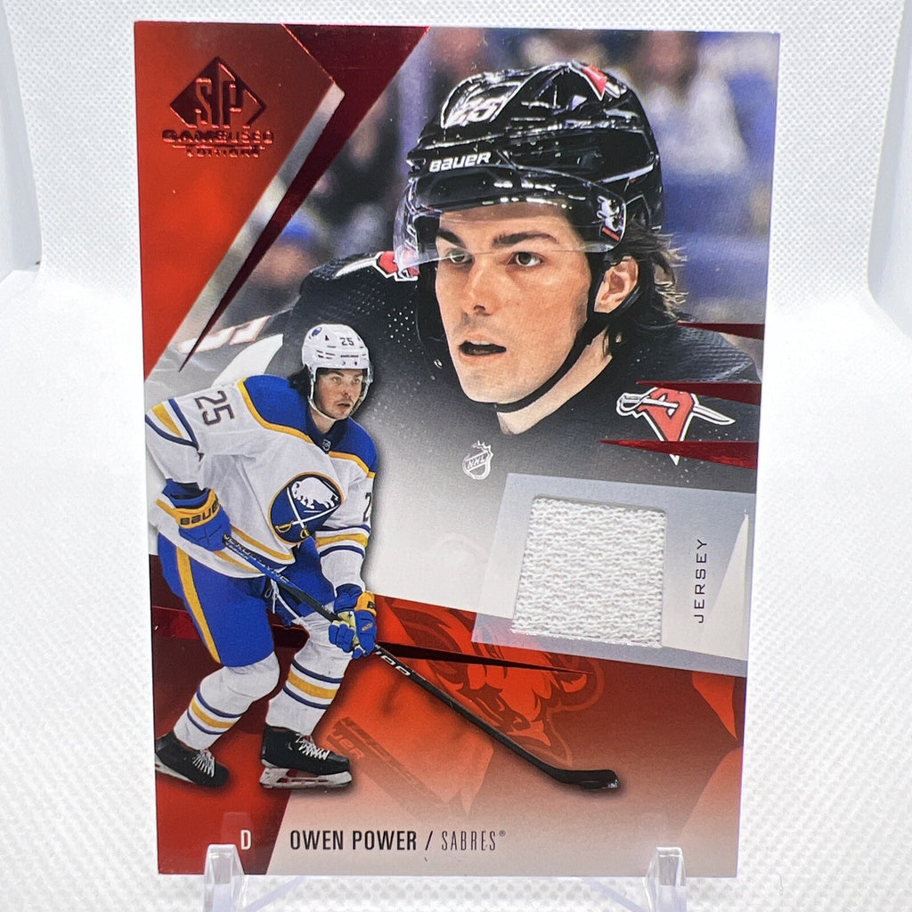 Owen Power 2023-24 SP Game Used Jersey Buffalo Sabres