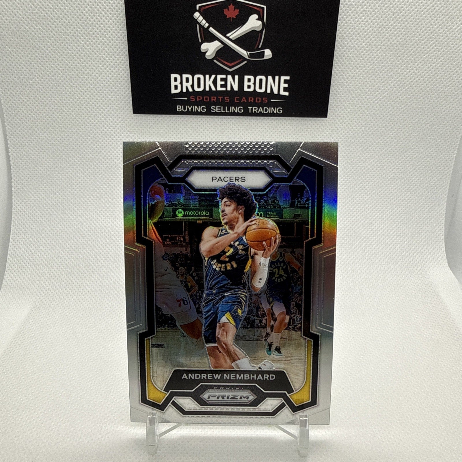 Andrew Nembhard 2023-24 Panini Prizm Silver Prizm #211 Pacers