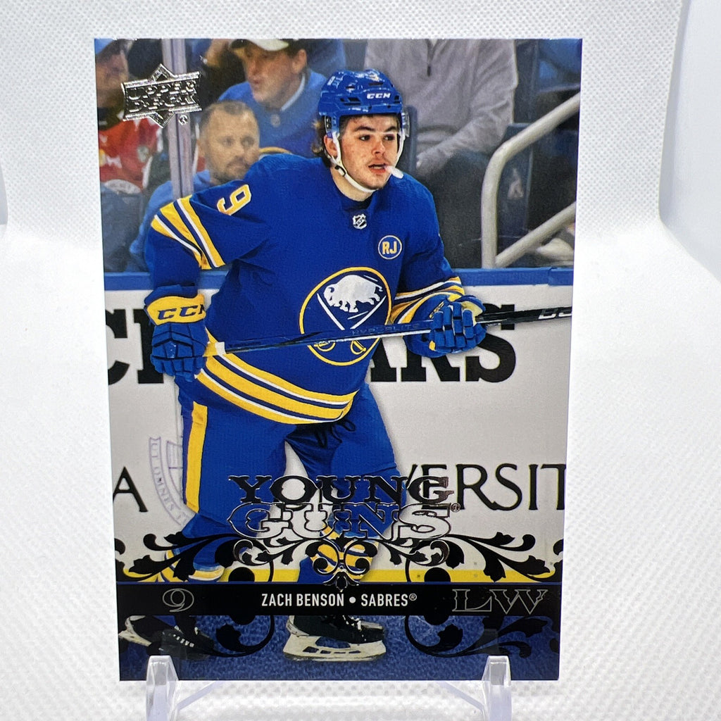 Zach Benson 2023-24 Upper Deck Retro Young Guns Buffalo Sabres RC