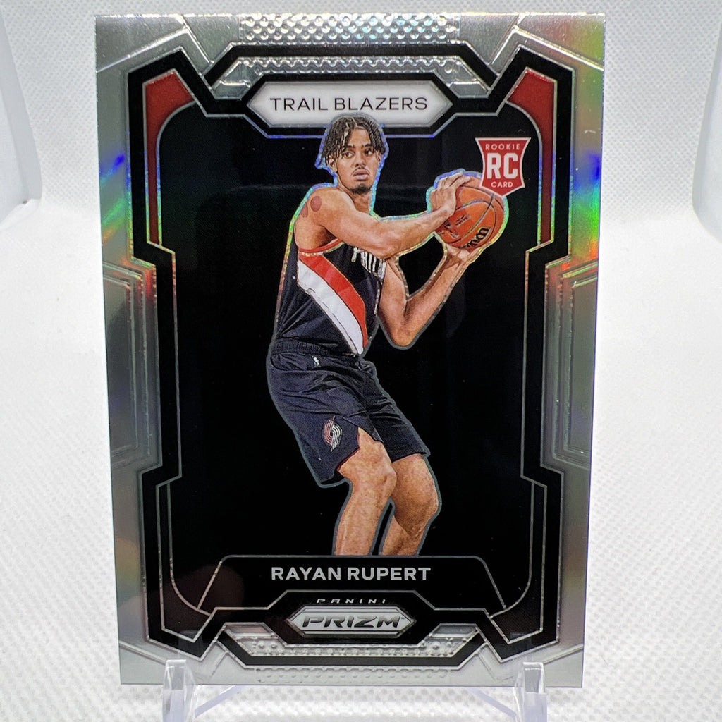 Rayan Rupert 2023-24 Panini Prizm Silver Prizm Rookie RC Portland Trail Blazers