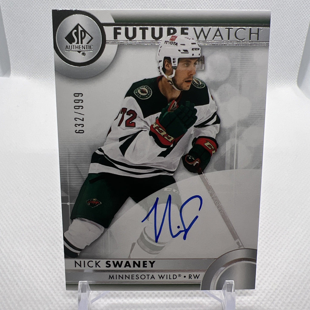 Nick Swaney 2023-24 SP Authentic Future Watch Auto Minnesota Wild