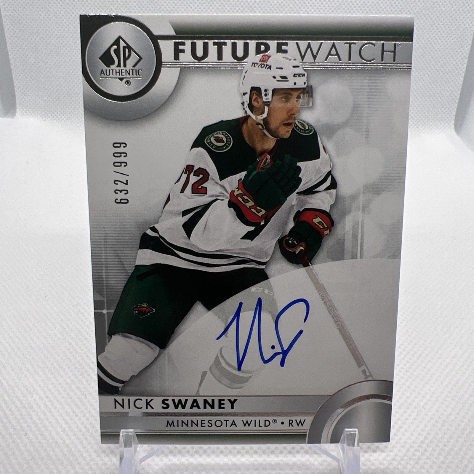 Nick Swaney 2023-24 SP Authentic Future Watch Auto Minnesota Wild