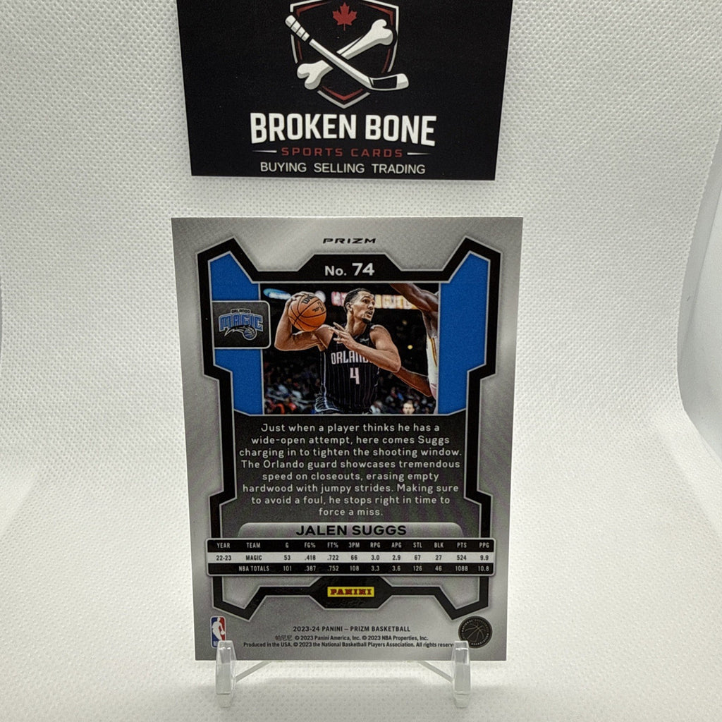 Jalen Suggs 2023-24 Panini Prizm Silver Prizm #74 Magic