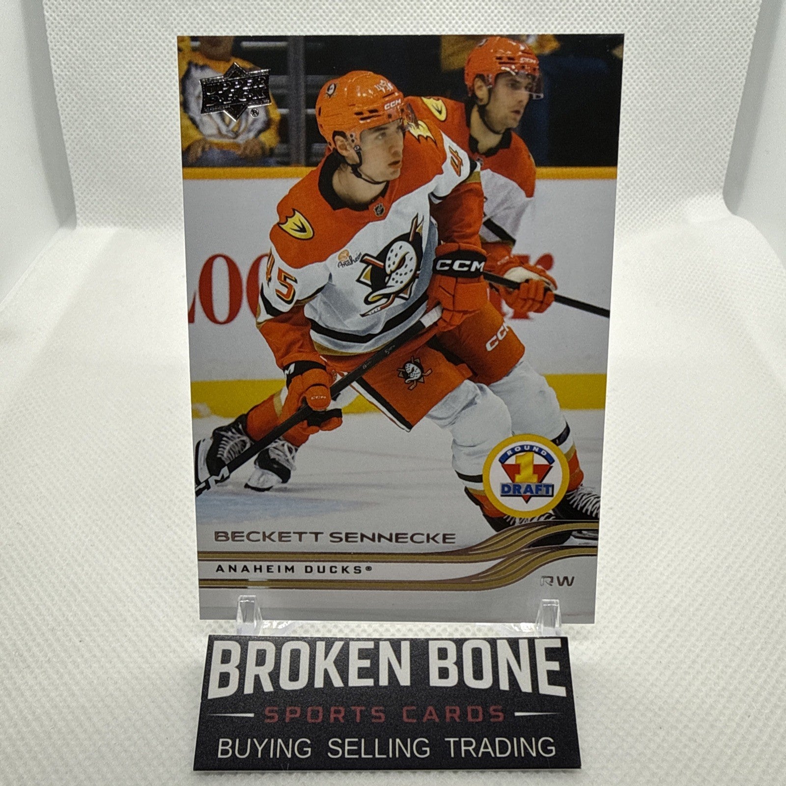 Beckett Sennecke 2025-26 Upper Deck 1st Round Draft Rookie Anaheim Ducks