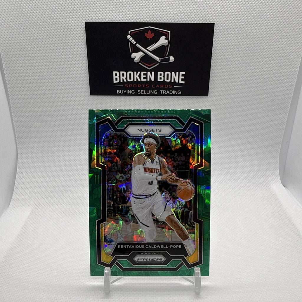 Kentavious Caldwell-Pope 2023-24 Panini Prizm Green Cracked Ice SSP #80 Nuggets
