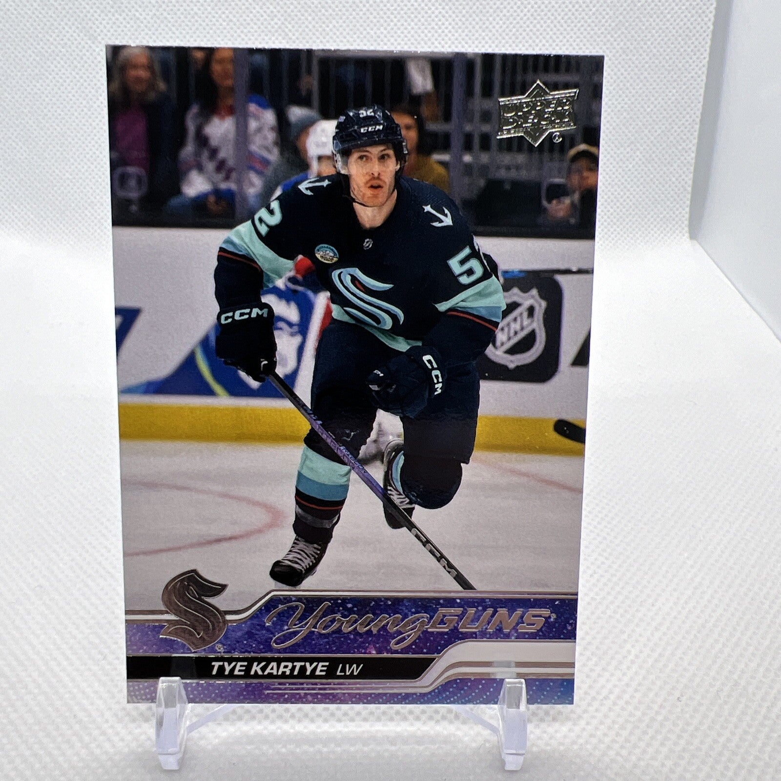 Tye Kartye 2023-24 Upper Deck Young Guns Rookie Seattle Kraken 3 RC