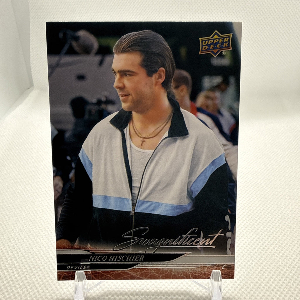 Nico Hischier 2024-25 Upper Deck Swagnificent SSP Case Hit New Jersey Devils