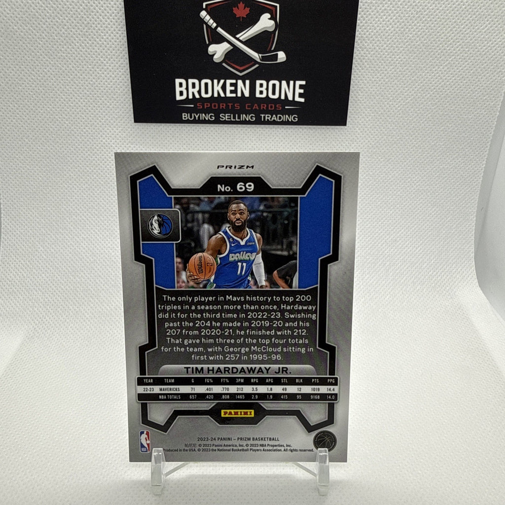 Tim Hardaway Jr 2023-24 Panini Prizm Silver Prizm #69 Mavericks