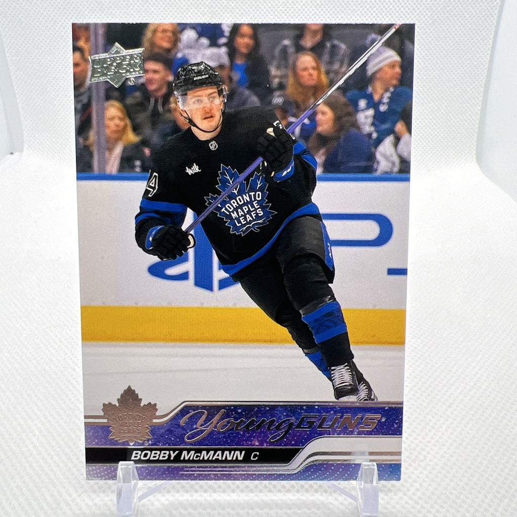 Bobby McMann 2023-24 Upper Deck Young Guns Rookie Toronto Maple Leafs RC