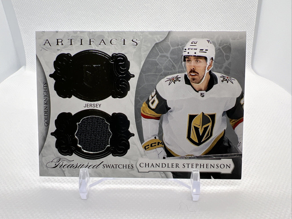 Chandler Stephenson 23-23 UD Artifacts Treasured Swatches Game Used Jersey