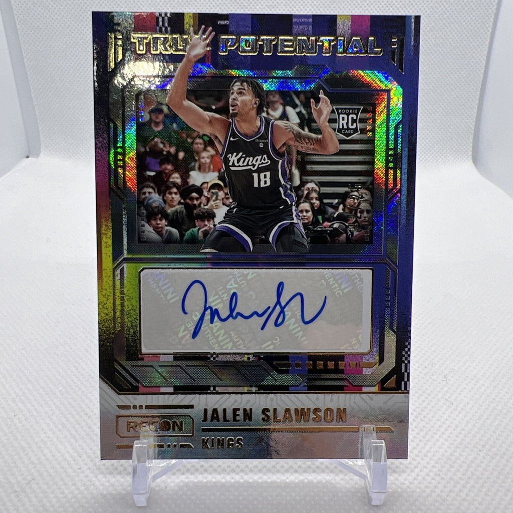 Jalen Slawson 2023-24 Recon True Potential Auto /25 Sacremento Kings