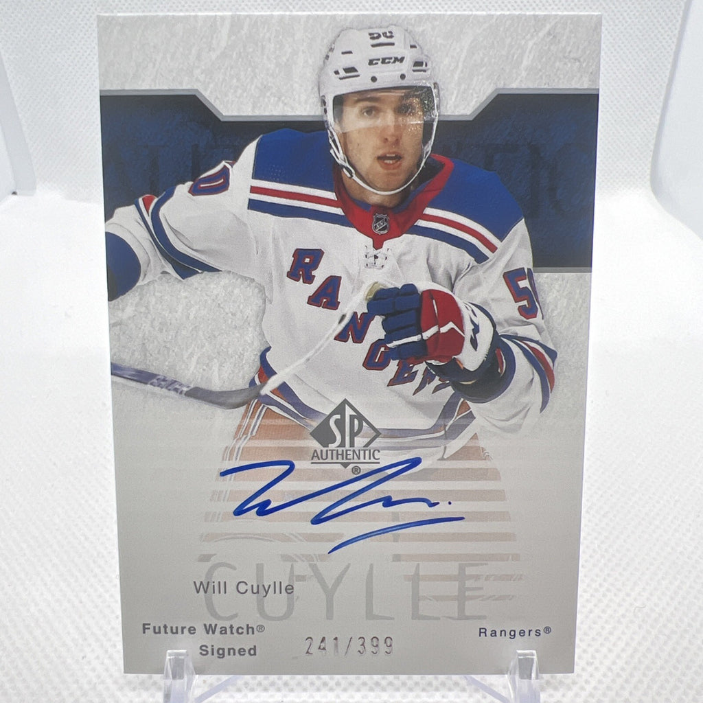 Will Cuylle 2023-24 SP Authentic Future Watch Auto Retro /399 New York Rangers