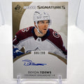 Devon Toews 2023-24 SP Authentic Curated Signatures /299 Colorado Avalanche