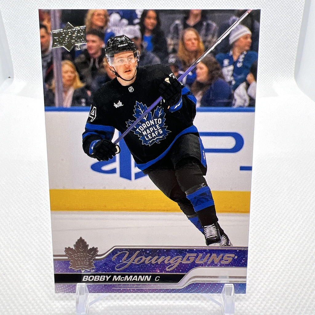 Bobby McMann 2023-24 Upper Deck Young Guns Rookie Toronto Maple Leafs 5 RC