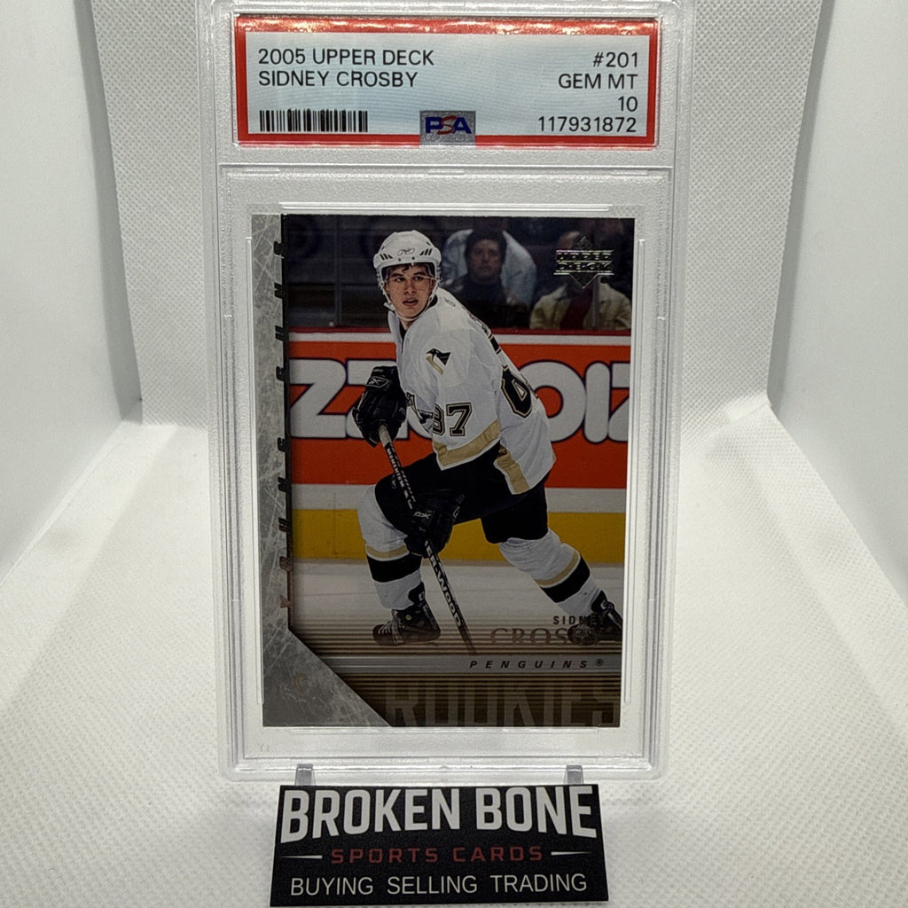 Sidney Crosby 2005 Upper Deck Young Guns Rookie PSA 10 Grail Pittsburgh Penguins