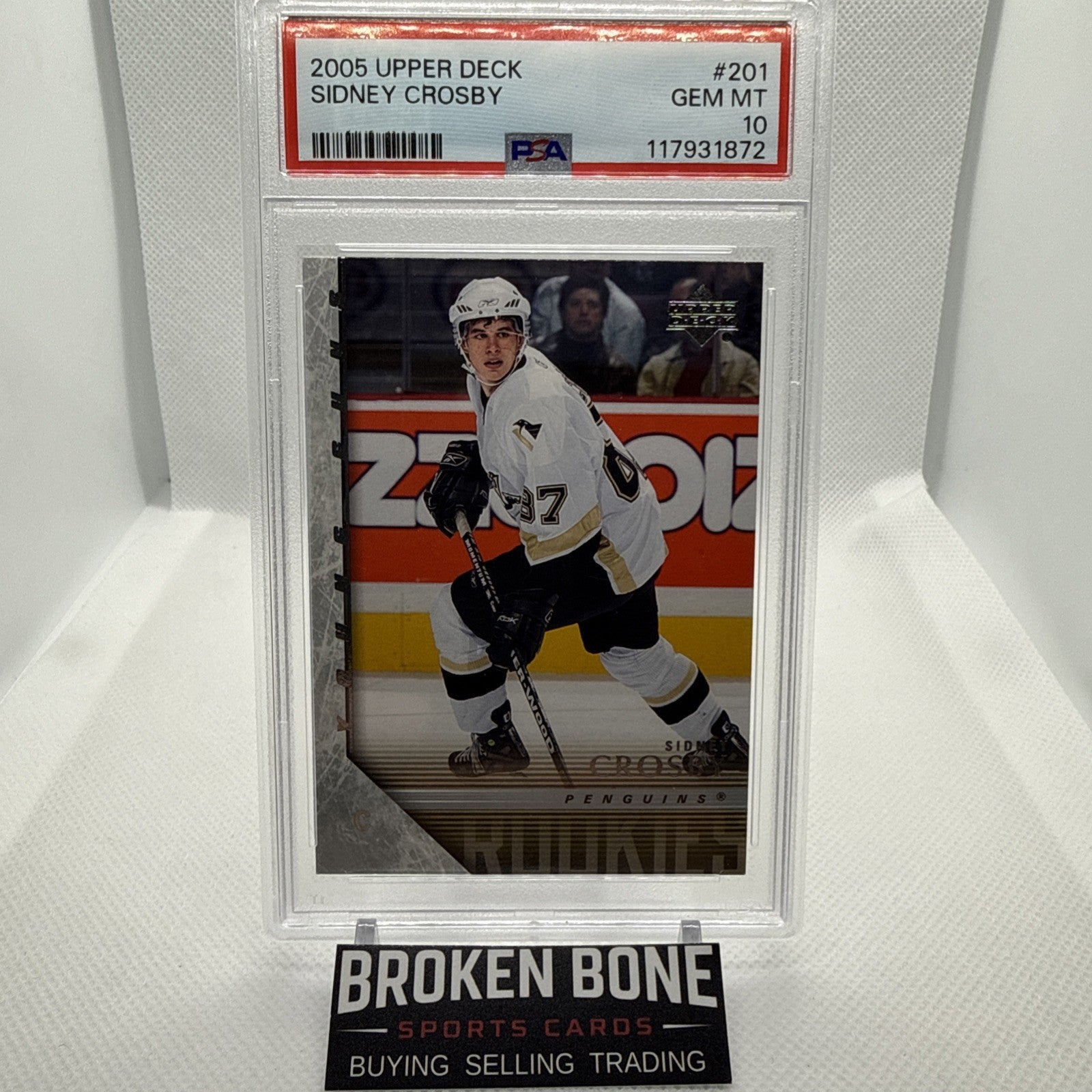 Sidney Crosby 2005 Upper Deck Young Guns Rookie PSA 10 Grail Pittsburgh Penguins