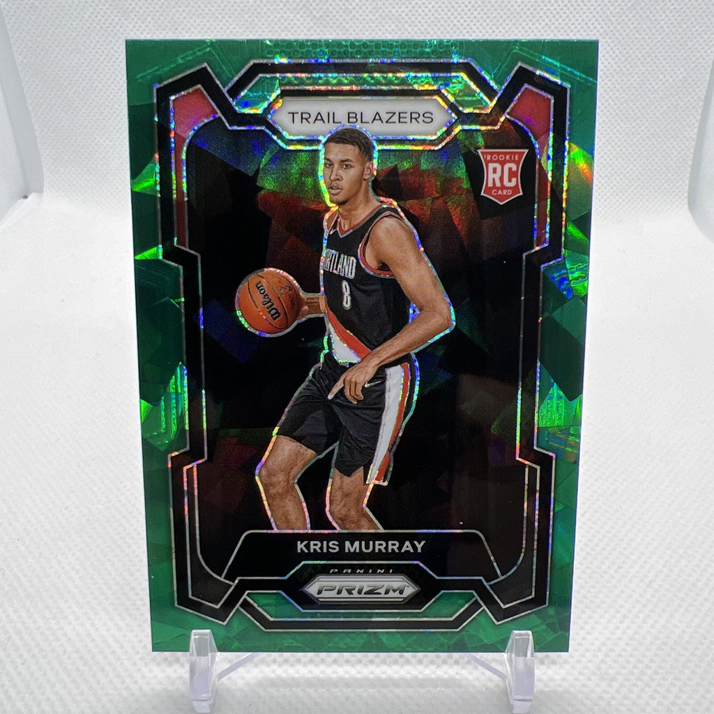 Kris Murray 2023-24 Panini Prizm Green Ice Rookie RC Portland Trail Blazers
