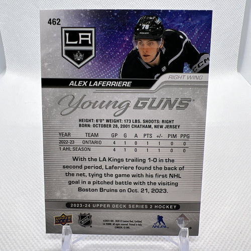 Alex Laferriere 2023-24 Upper Deck Young Guns Rookie Los Angeles Kings 1 RC