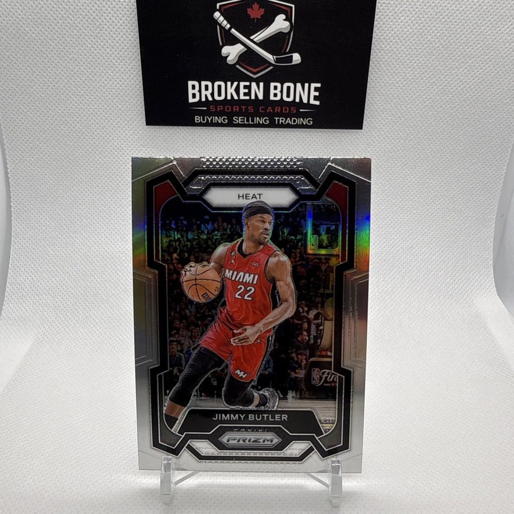 Jimmy Butler 2023-24 Panini Prizm Silver Prizm #118 Heat