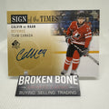 Calvin De Haan 2012-13 SP Authentic Team Canada Sign of the Times Auto