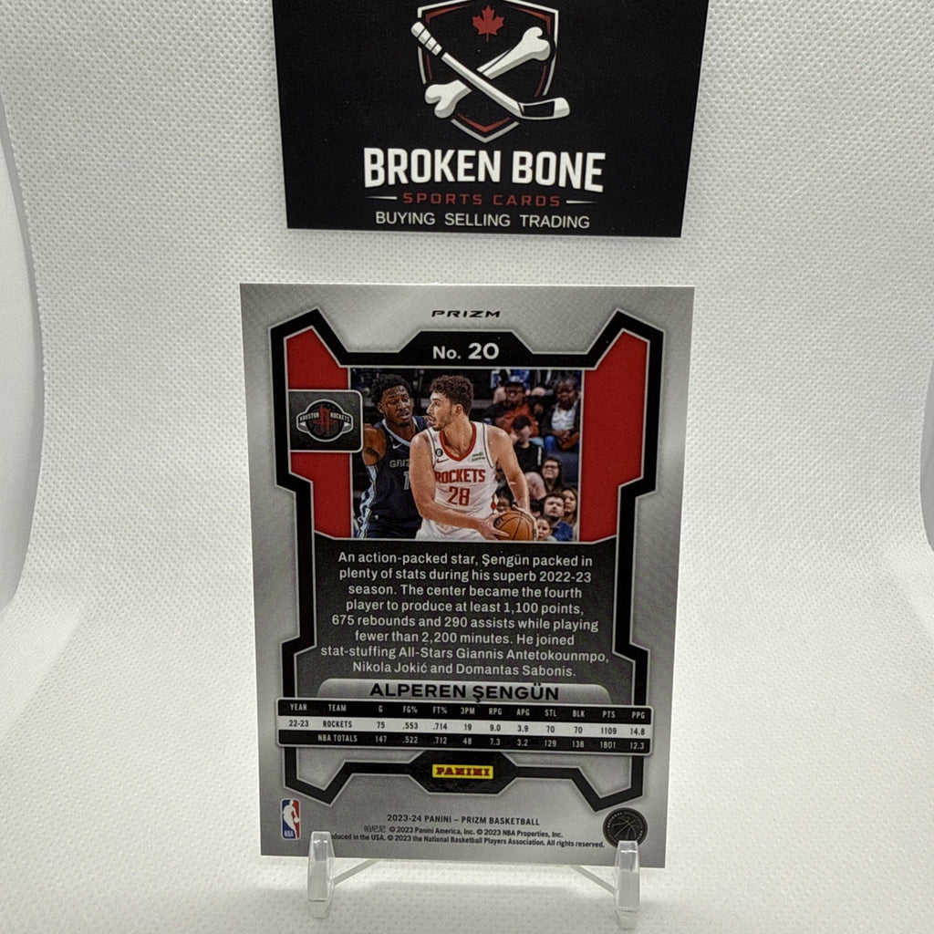 Alperen Sengun 2023-24 Panini Prizm Silver Prizm #20 Rockets