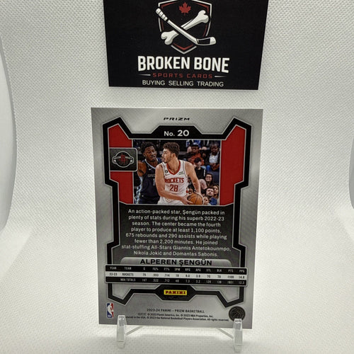 Alperen Sengun 2023-24 Panini Prizm Silver Prizm #20 Rockets