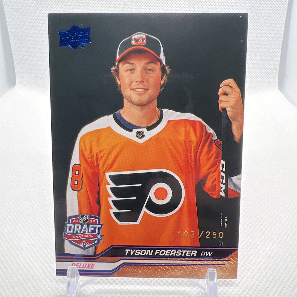 Tyson Foerster 2023-24 Upper Deck Draft Day Deluxe /250 Philadelphia Flyers