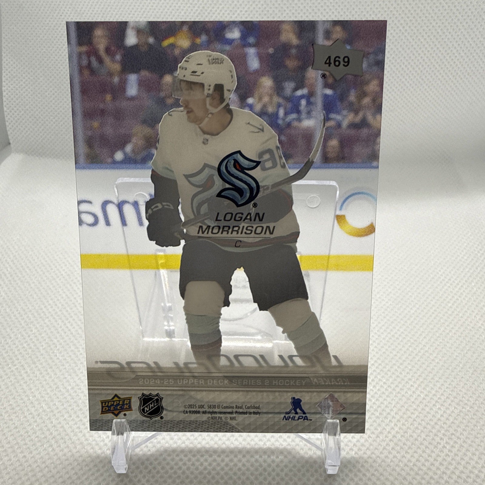 Logan Morrison 2024-25 Upper Deck Young Guns Rookie Seattle Kraken RC