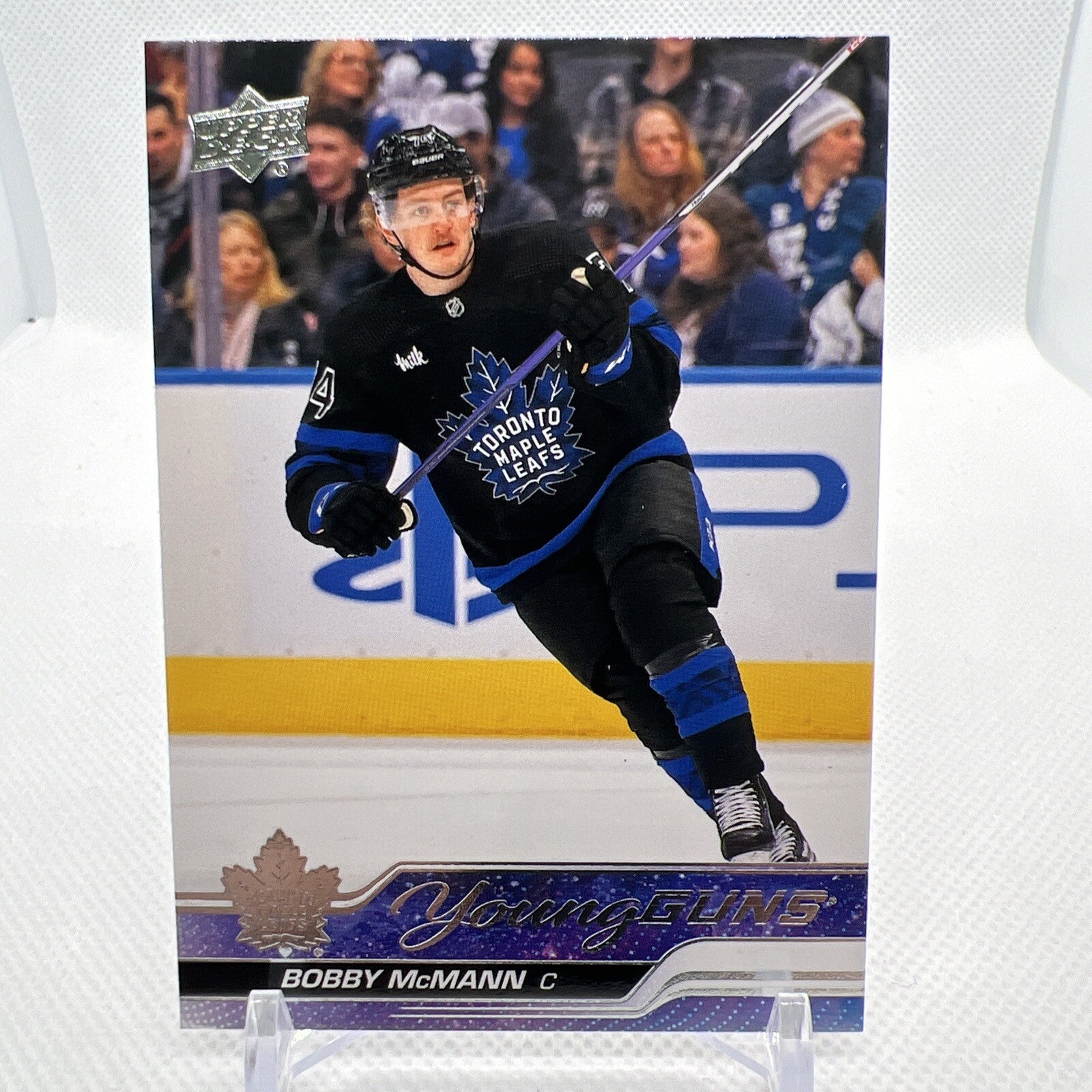 Bobby McMann 2023-24 Upper Deck Young Guns Rookie Toronto Maple Leafs RC