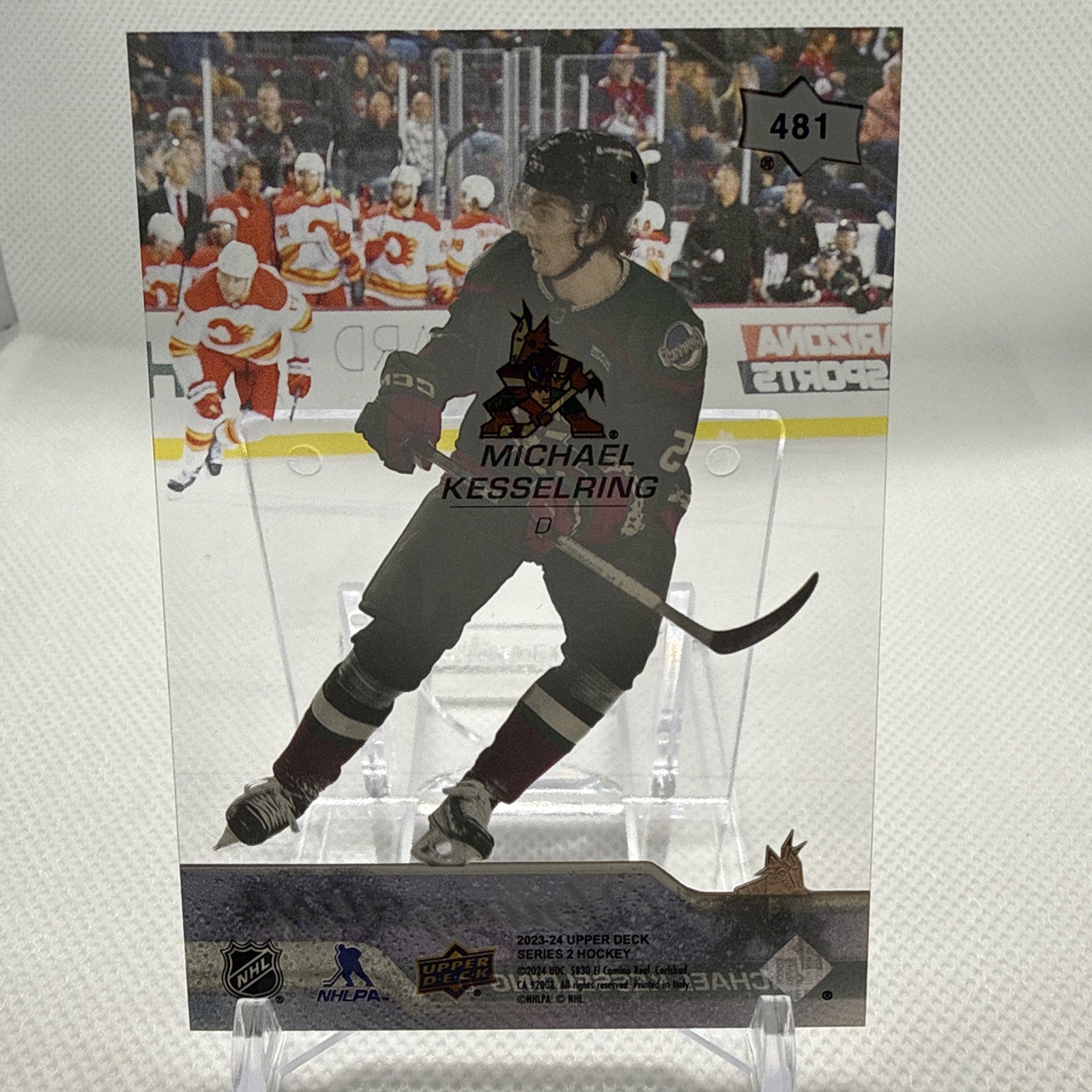 Michael Kesselring 2023-24 Upper Deck Young Guns Rookie Utah Mammoth RC