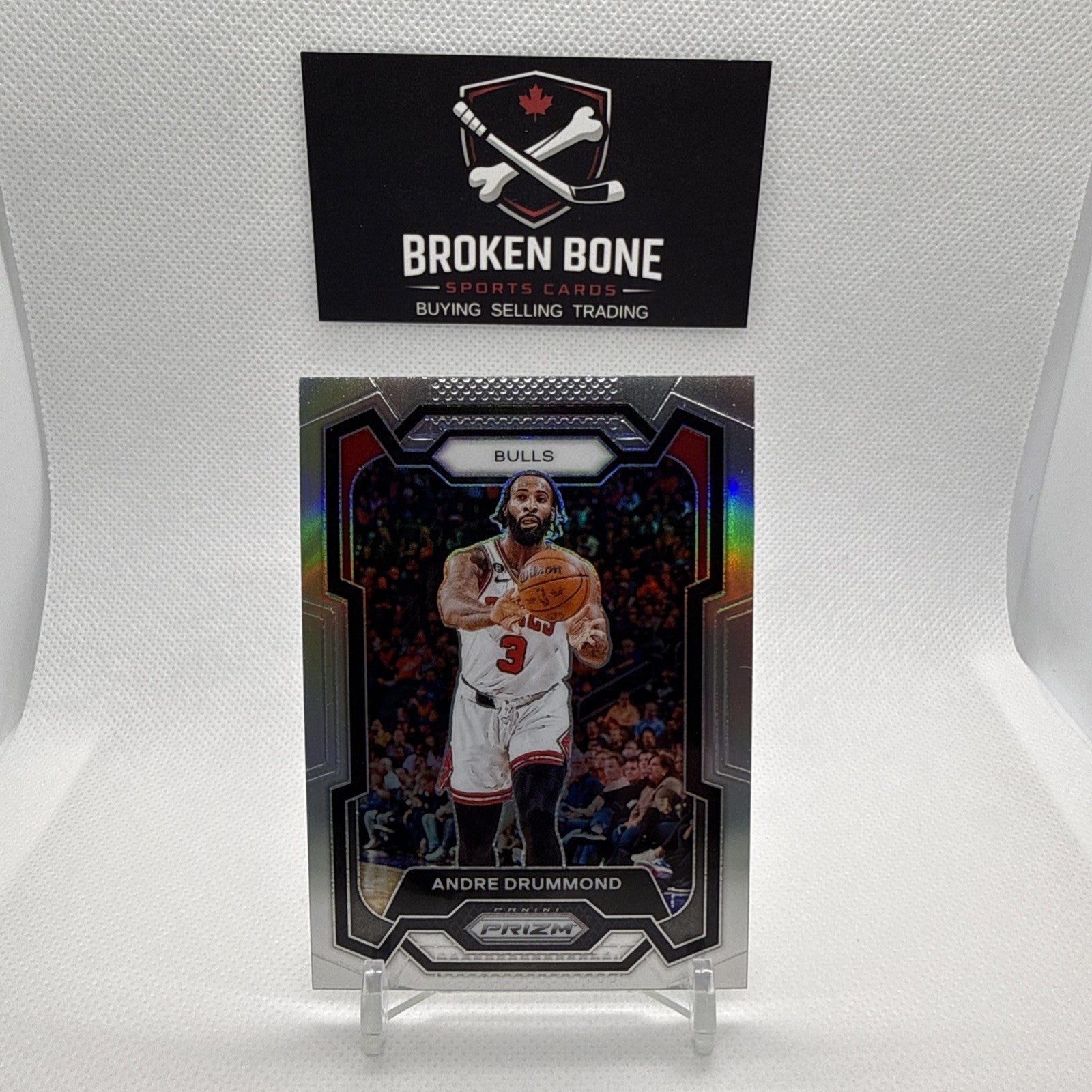 Andre Drummond 2023-24 Panini Prizm Silver Prizm #256 Bulls